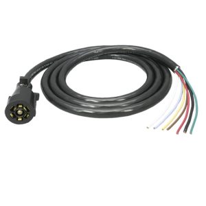 7 Way Trailer Cord Molded 8 foot Connector Cable, Cequent Performance Products 50-67-003