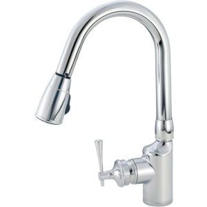 Metal Pull-Down Kitchen Faucet, American Brass SL2000