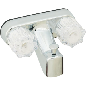 4in Tub/Shower Diverter w/ Crystal Handles, American Brass U-YJW41VB