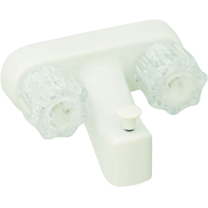 4in Tub/Shower Diverter w/ Crystal Handles, American Brass U-YJW41VBW