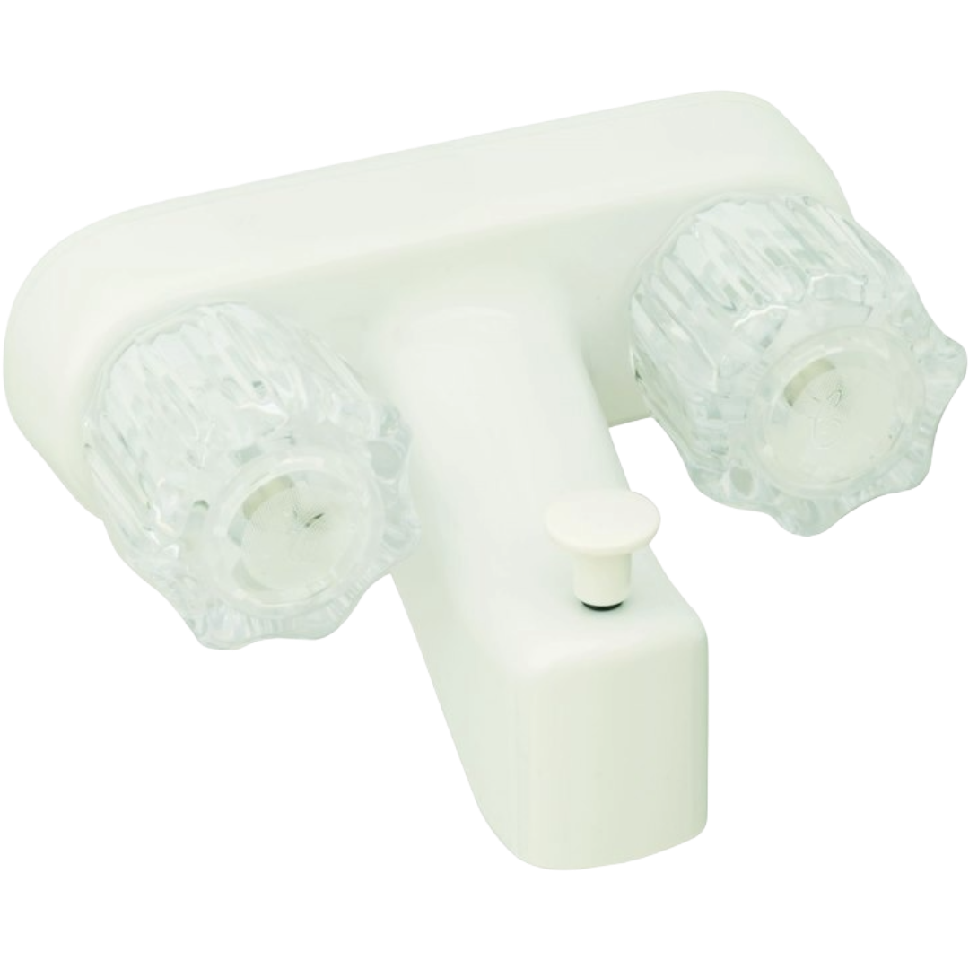 4in Tub/Shower Diverter w/ Crystal Handles, American Brass U-YJW41VBW