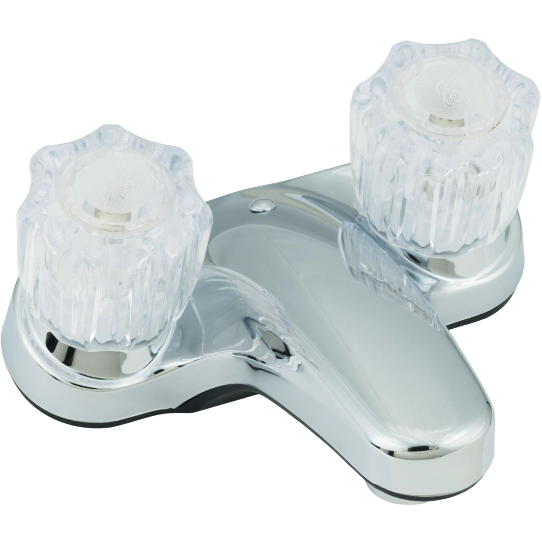 4in Lavatory w/ Crystal Handles Chrome, American Brass U-YJW77