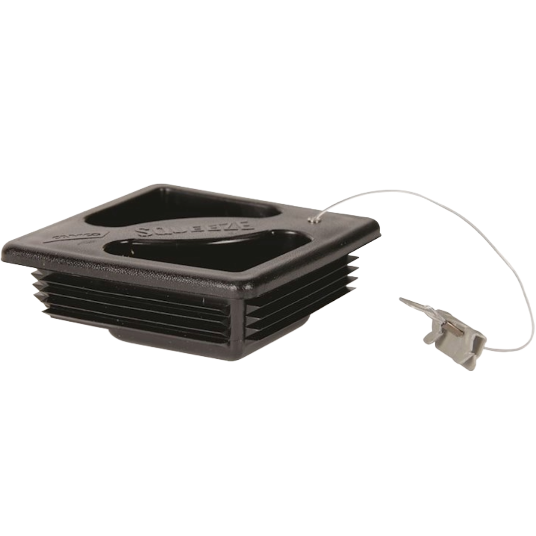 RV Trailer Sewer Bumper Cap with Cap Saver, Camco Mfg. Inc. 40324