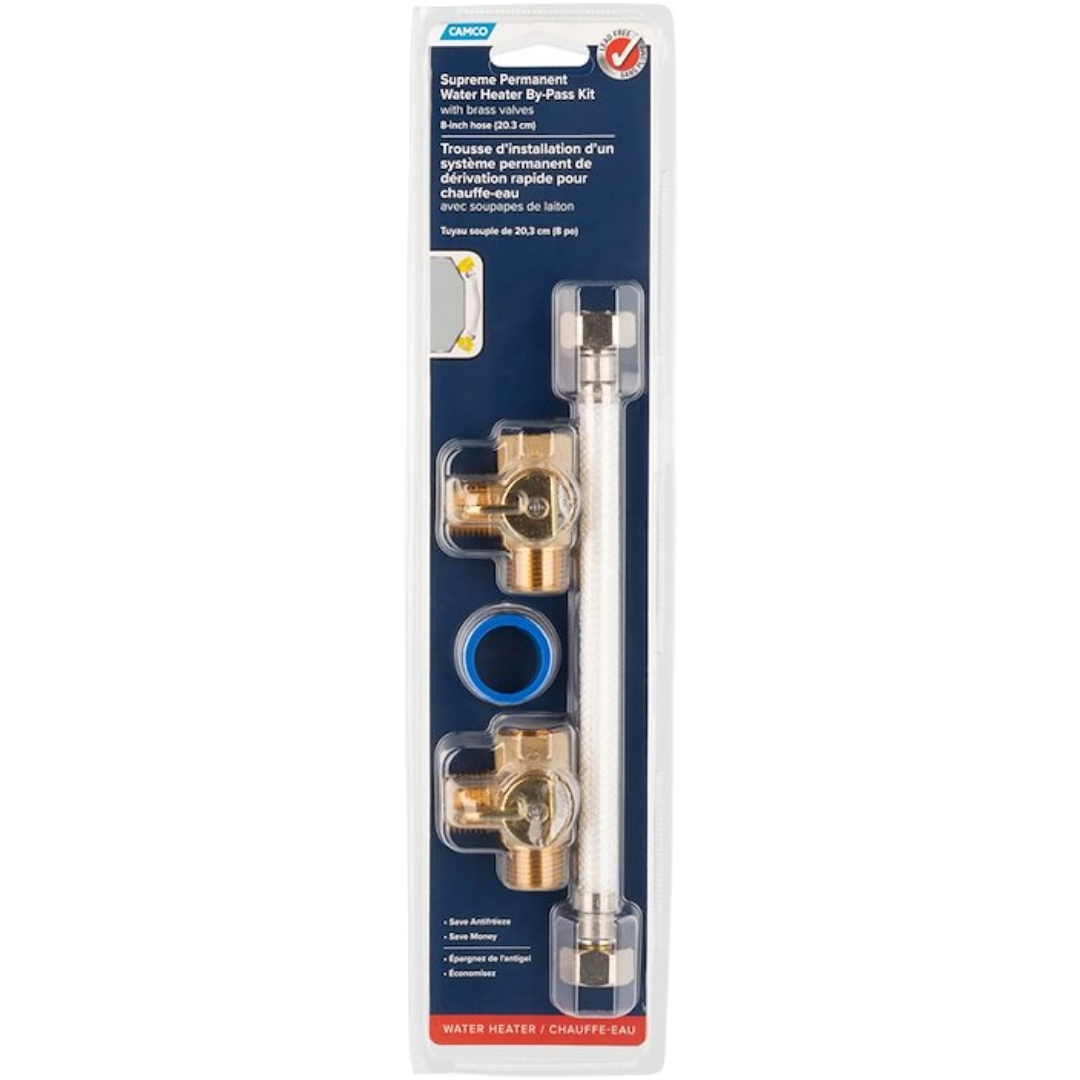 Supreme Permanent RV By-Pass Kit : With 8in. hose 35953, Camco 35953 - Image 3