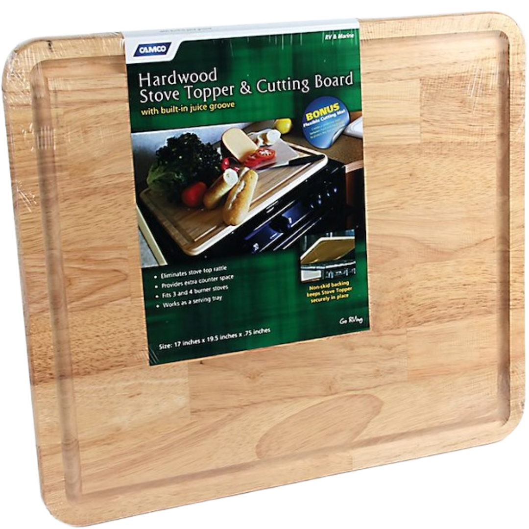 Hardwood Stove Topper Cutting Board, Camco Mfg 43753