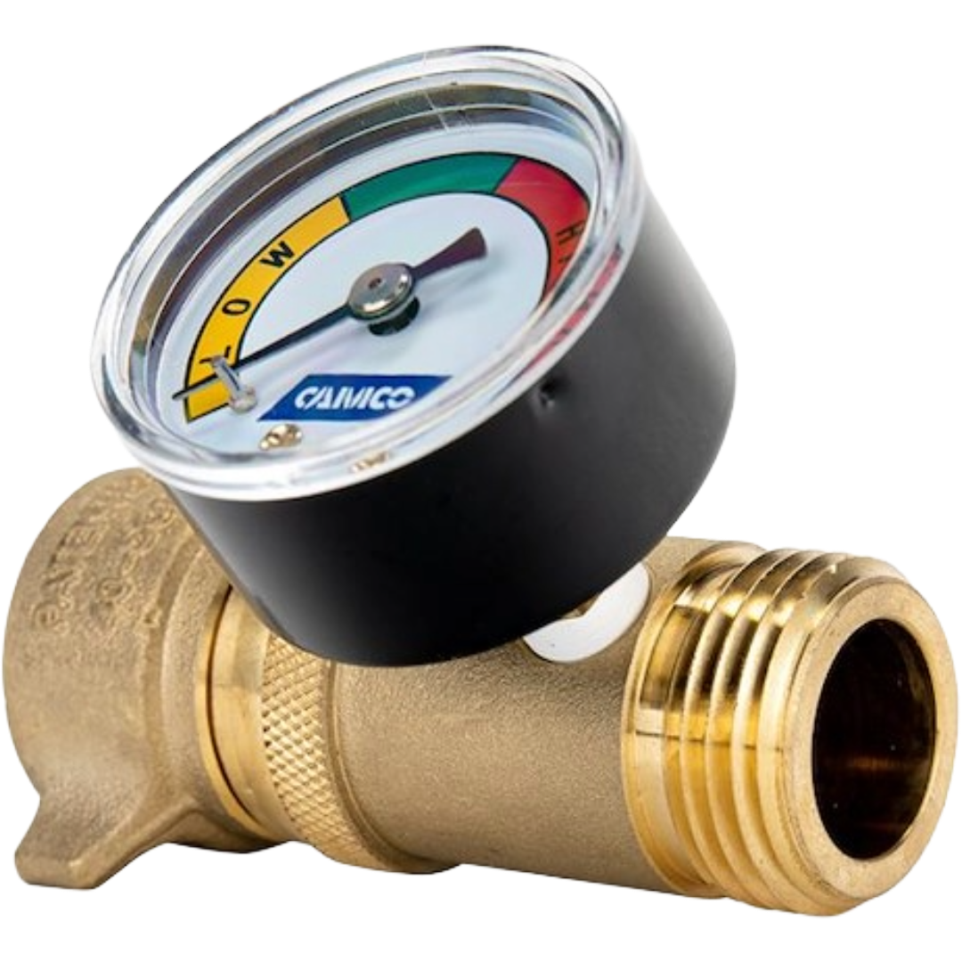 BRASS WATER PRESSURE REG, Camco Mfg. 40064 - Image 2