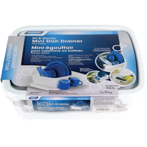 Mini Dish Drainer with Tray, Camco Mfg. 43511 Mini Dish Drainer with Tray, Camco Mfg. 43511