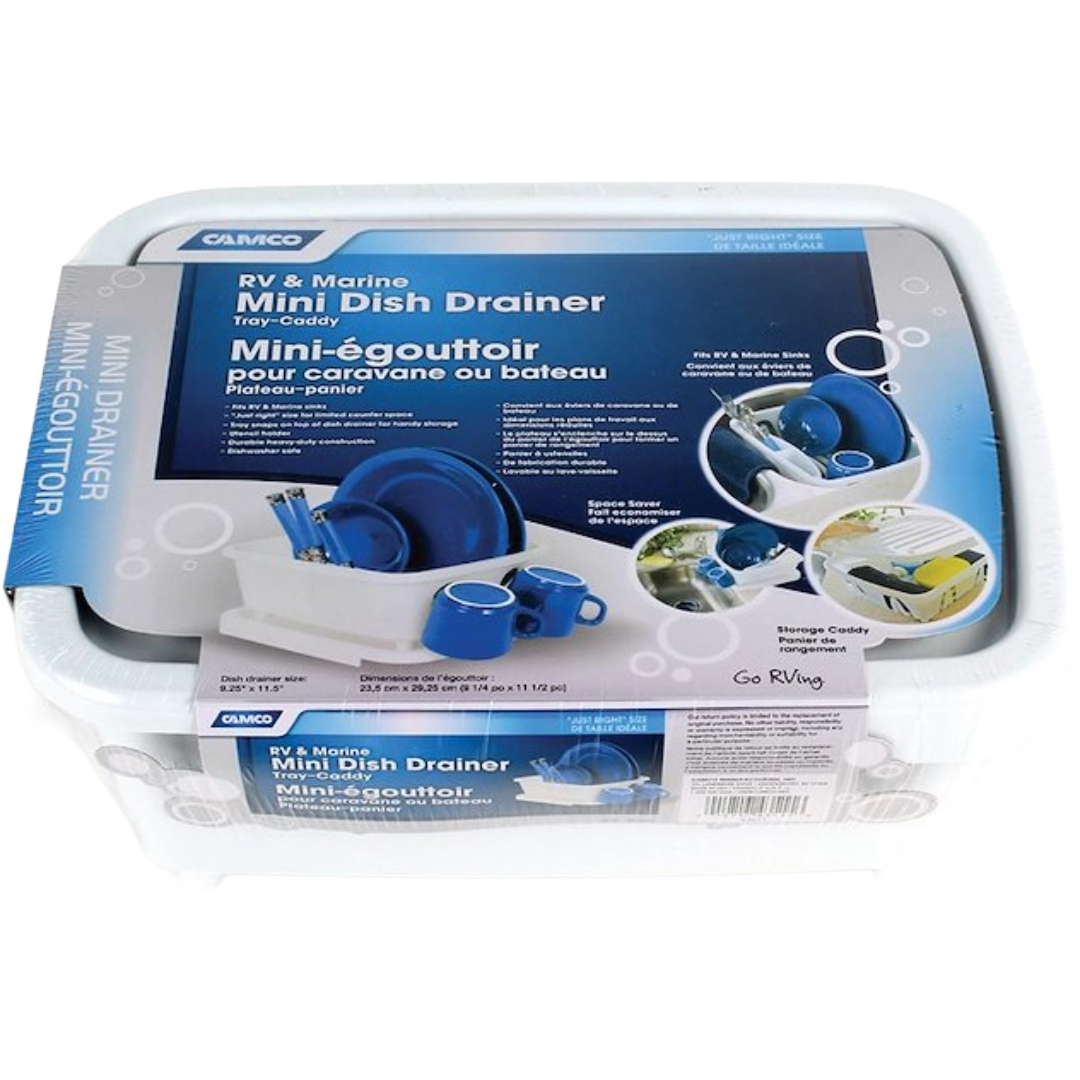 Mini Dish Drainer with Tray, Camco Mfg. 43511