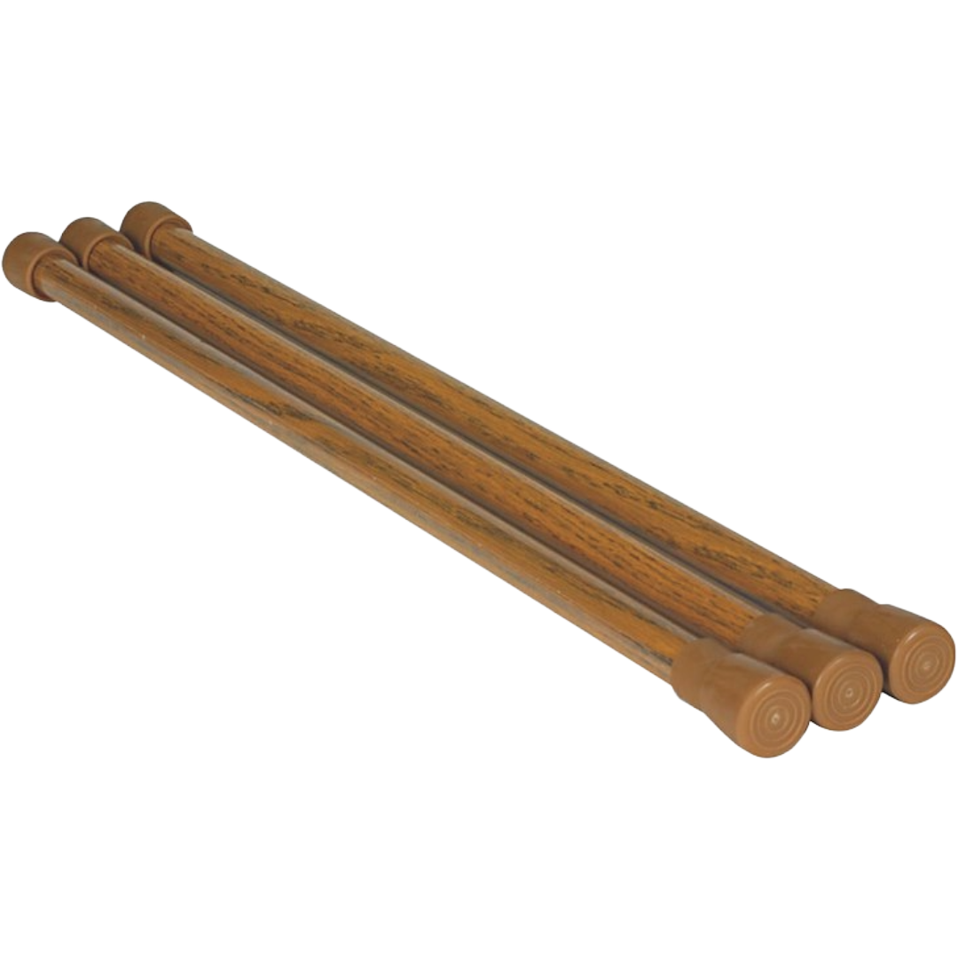 Oak RV Refrigerator Safety Bars, Camco Mfg. 43823