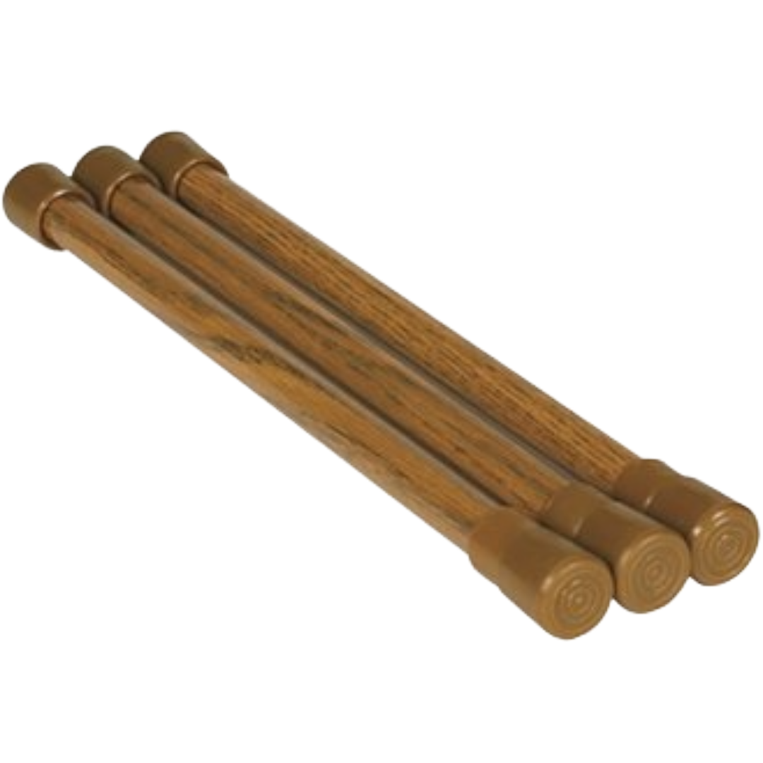 Oak Finish Cupboard Bars, Camco Mfg.43833