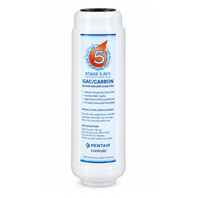 Carbon/Kdf Replacement Cartridge, Watts Water Technologies GAC10N/KDF(GAC10N/KDFRV)