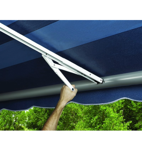 RV Awning Rafter With Ground Support White, CAREFREE OF COLORADO 181 902865WHT