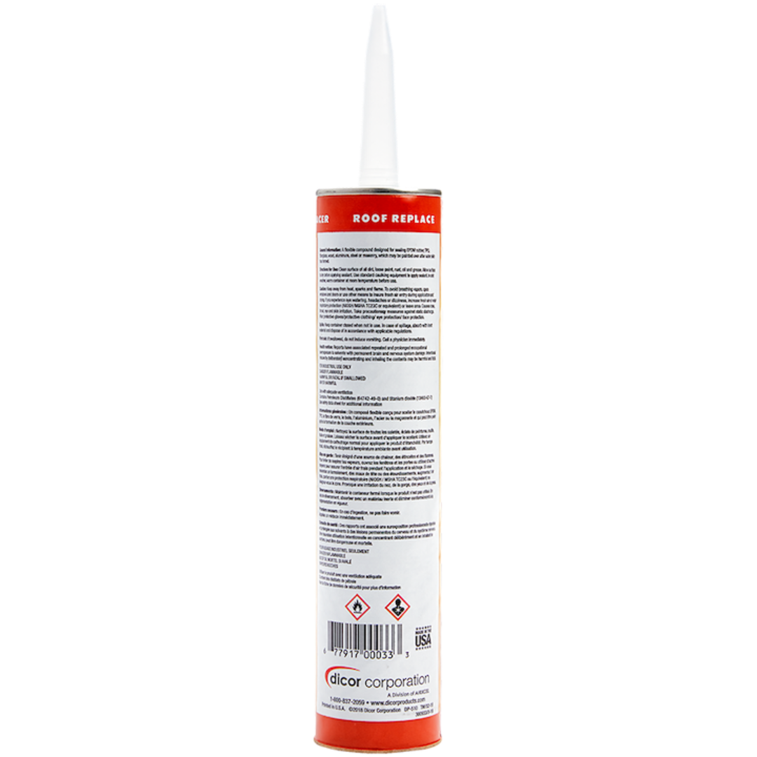 Dicor Self Leveling Rubber Roof Lap Sealant – Dove Bright White, Dicor 501LSD