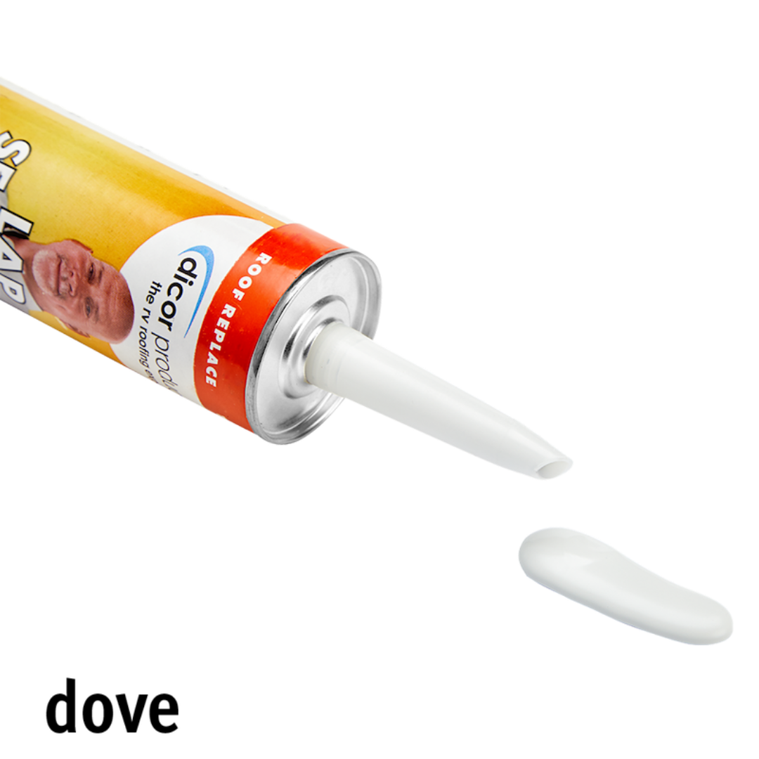 Dicor Self Leveling Rubber Roof Lap Sealant - Dove Bright White, Dicor 501LSD - Image 2