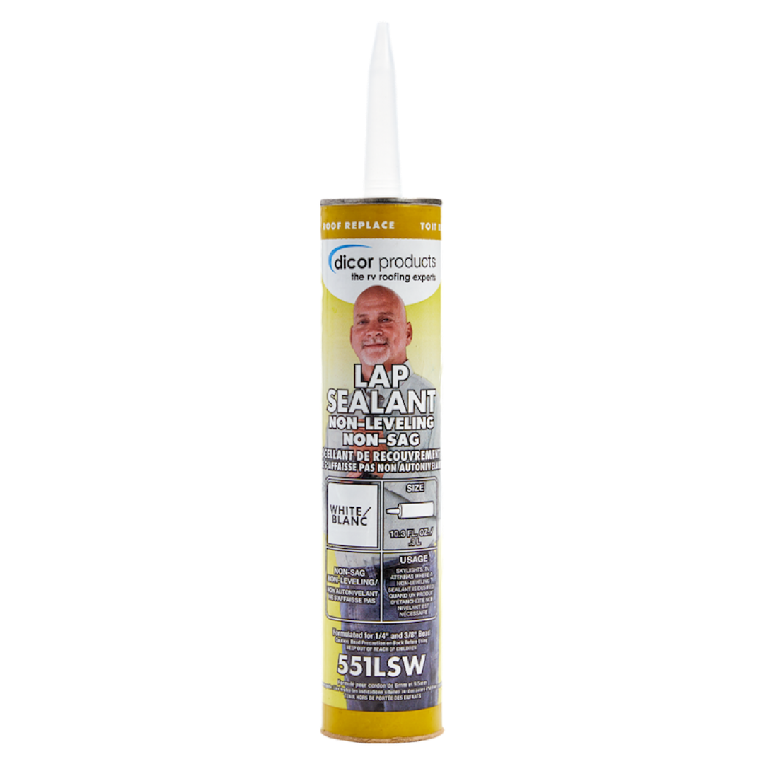 Dicor Lap Sealant Non Sag – White, Dicor 551LSW-1