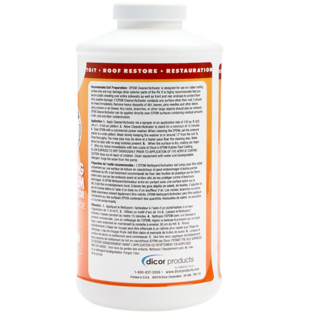 Dicor Rubber Roof Primer / Cleaner - 1quart, Dicor RP-CRP-Q - Image 2
