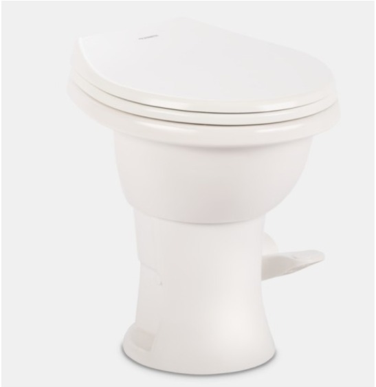 Dometic Model 410 China Toilet in White, Dometic 9610008259