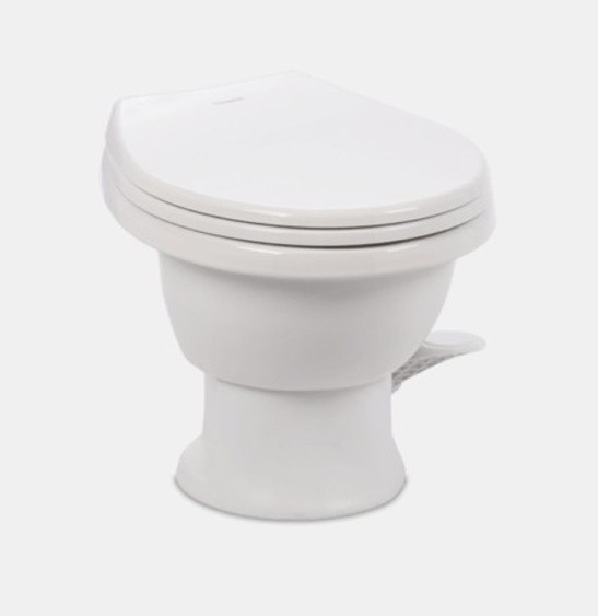 Dometic Model 411 China Toilet in White, Dometic 9610008263