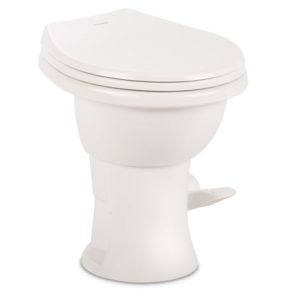 Dometic Model 410 China Toilet in White, Dometic 9610008259