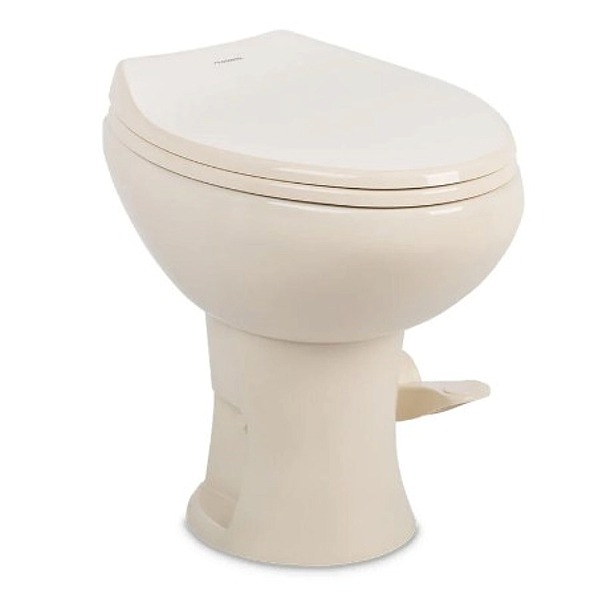 420 Platinum China Toilet in Bone, Dometic 9610008282