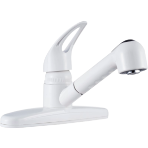 Pull-Out Rv Faucet, Non-Metallic, Dura Faucet DF-PK100-WT Pull-Out Rv Faucet, Non-Metallic, Dura Faucet DF-PK100-WT