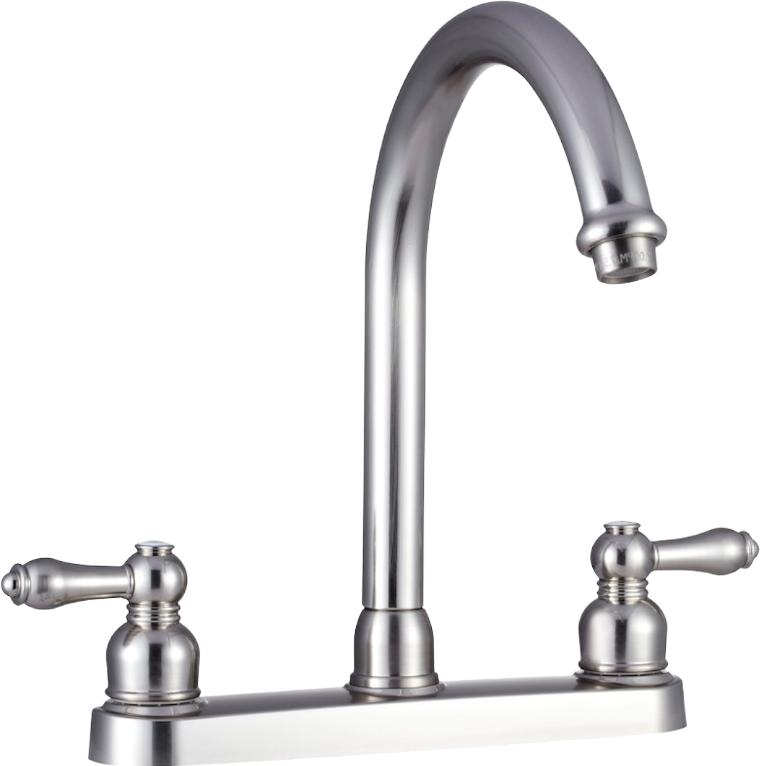 Non-Metallic Hi-Rise RV Faucet, Dura Faucet DF-PK340L-SN