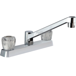 Two Handle RV Kitchen Faucet, Dura Faucet DF-PK600A-CP Two Handle RV Kitchen Faucet, Dura Faucet DF-PK600A-CP