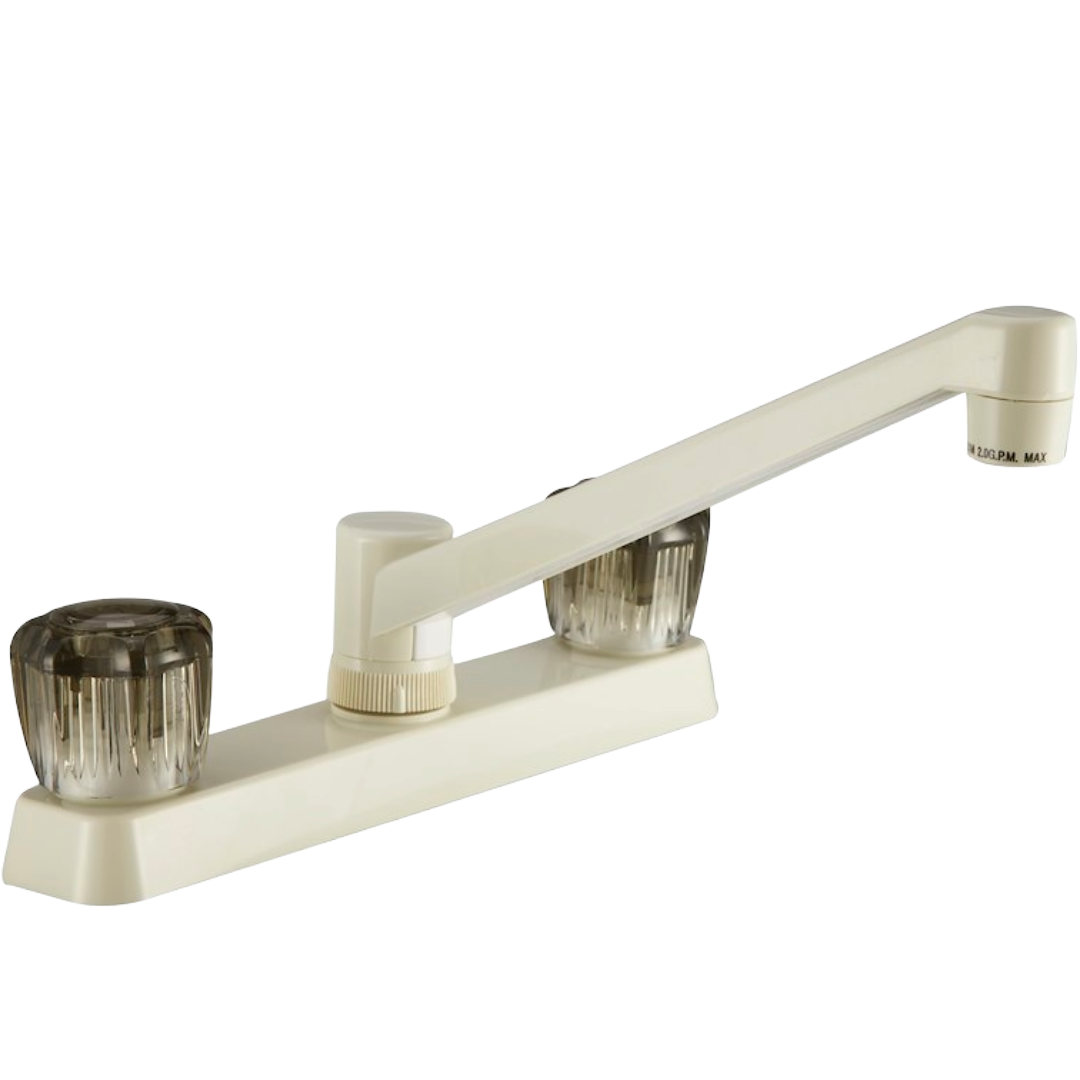 Two Handle RV Kitchen Faucet, Dura Faucet DF-PK600S-BQ