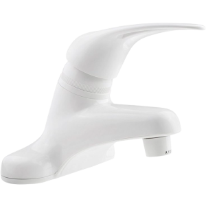 SINGLE LEVER RV LAVATORY, Dura Faucet DF-PL100-WT