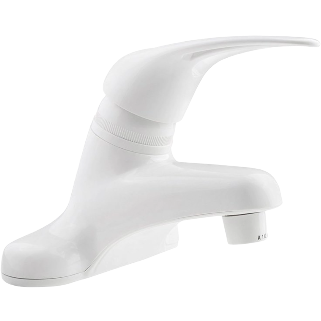 SINGLE LEVER RV LAVATORY, Dura Faucet DF-PL100-WT
