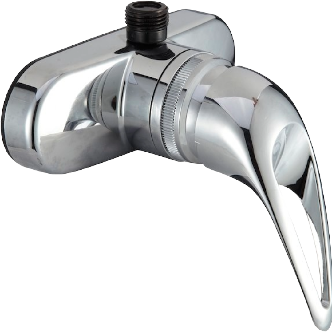 Single Lever RV Shower Faucet Valve Diverter, Dura Faucet DF-SA150-CP