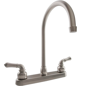 J-SPOUT RV KITCHEN FAUCET, Dura Faucet PK330HC-SN