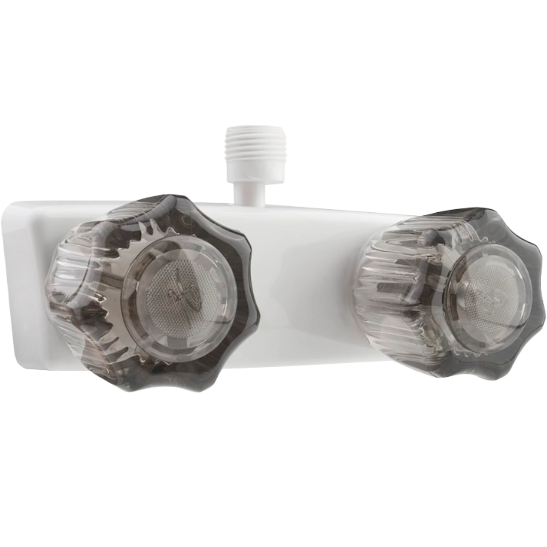 Dura RV Shower Faucet DF-SA100S-WT White, Dura faucet DF-SA100S-WT