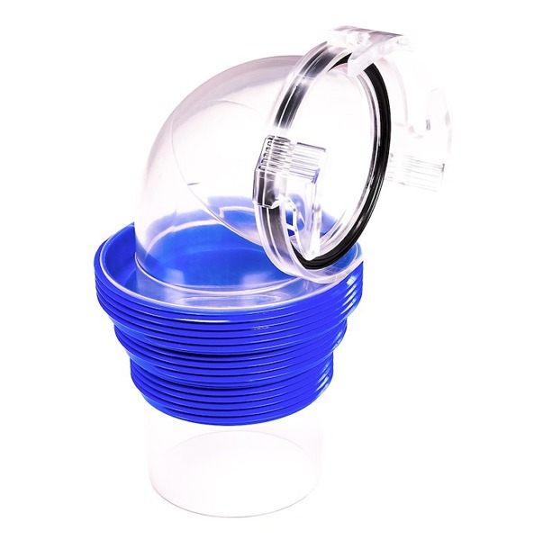 Gator 90 Degree Elbow, Clear, Duraflex 22192