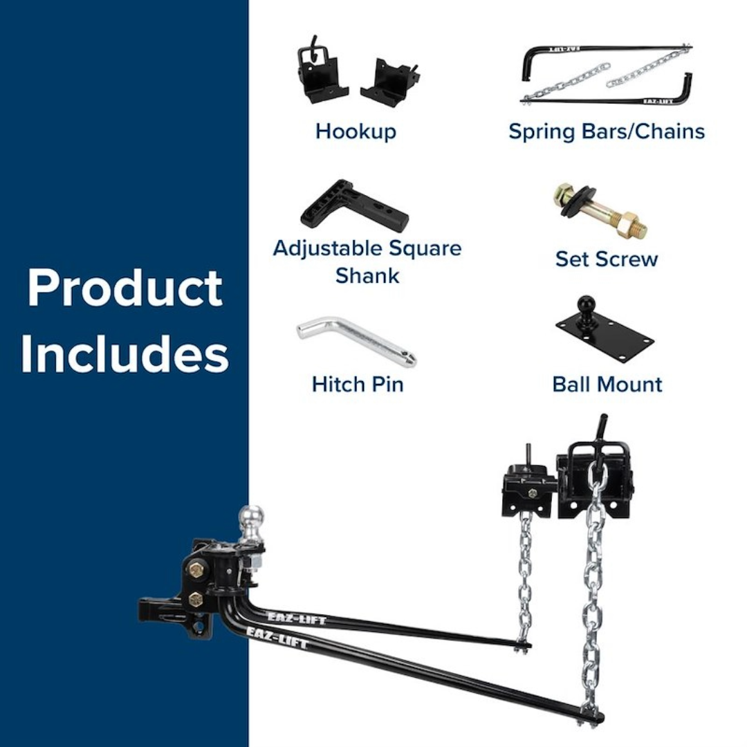 Eaz Lift Bolt On 800 Pound Weight Distributing Hitch, Eaz-Lift 48052 - Image 2
