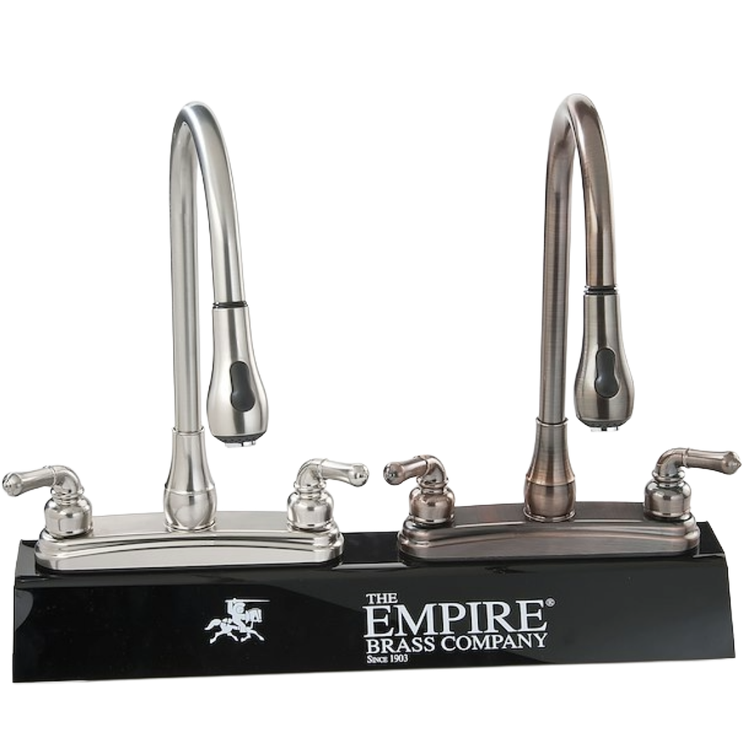 Empire Brass 8 Inch Oil Rub Bronze Faucet, Empire Faucet U-YOB2000OB