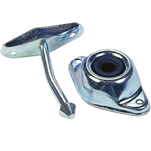 4 - 3/4 inch Angled Plunger RV Door Stop, J. R. Products 10314 4 - 3/4 inch Angled Plunger RV Door Stop, J. R. Products 10314