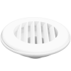 94261 2 inch Polar White Ducted Heat Vent - No Damper, JR Products 94261
