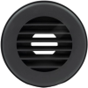 94262 2 inch Black Ducted Heat Vent - No Damper, JR Products 94262