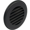 94262 2 inch Black Ducted Heat Vent - No Damper, JR Products 94262