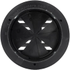94268 4 inch Black Ducted Heat Vent with Damper, JR Products 94268