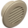 94269 4 inch Tan Ducted Heat Vent with Damper, JR Products 94269