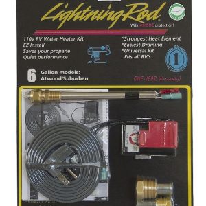 6 Gallon RV Water Heater Lightning Rod, NW Leisure Products LR-425 6 Gallon RV Water Heater Lightning Rod, NW Leisure Products LR-425