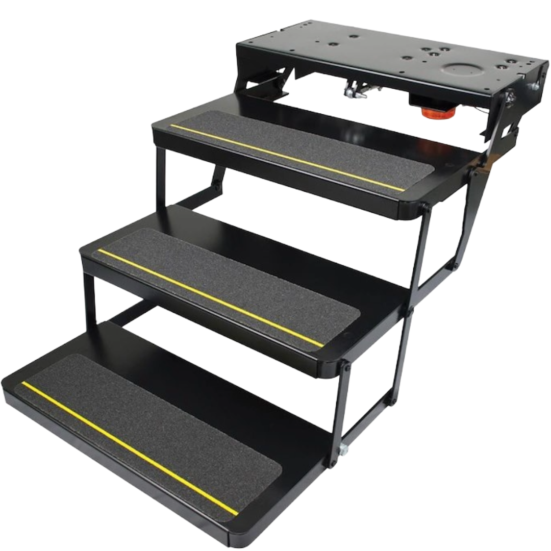 Kwikee Triple Electric RV Entry Step, Kwikee 3694042