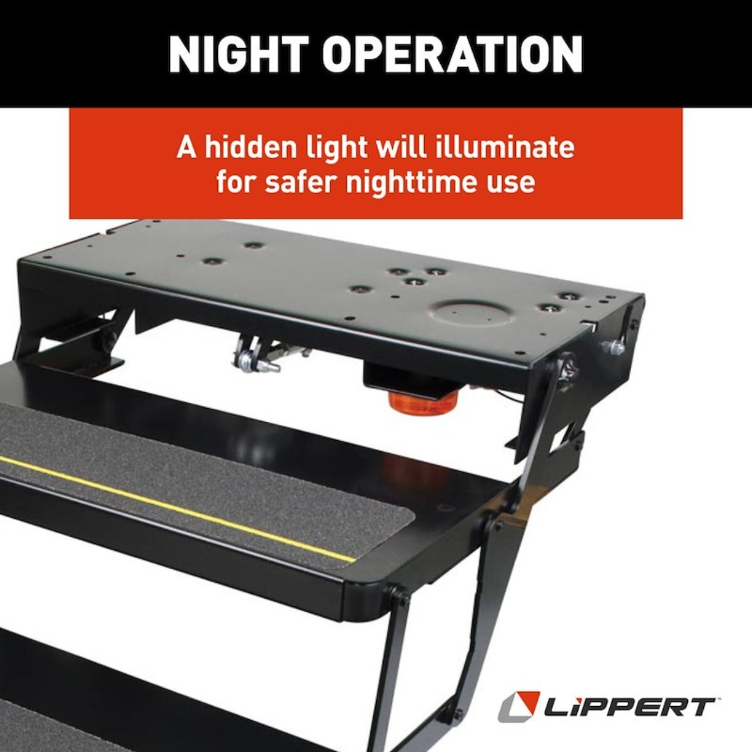 Kwikee Triple Electric RV Entry Step, Kwikee 3694042 - Image 3