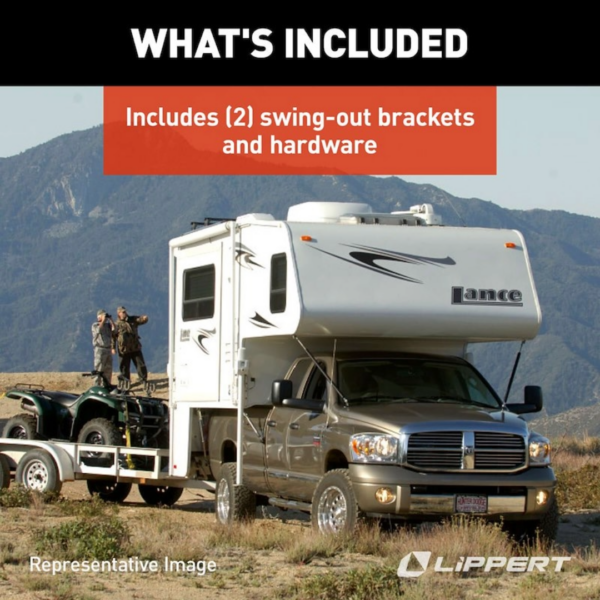 Happijac Swing-Out Bracket Arc - 1 pair , Lippert Components 15-0920