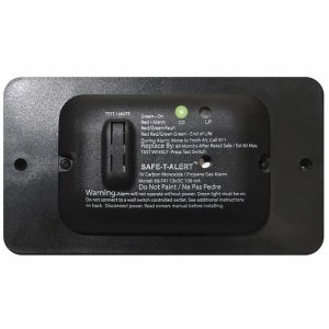Dual LP/CO Detector, 12 Volt, Surface Mount - Black, MTI Industry 85-741-BL-TR