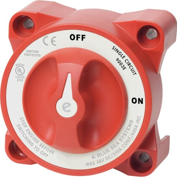 Battery Selector On/off Switch, Blue Sea 9003E-BSS