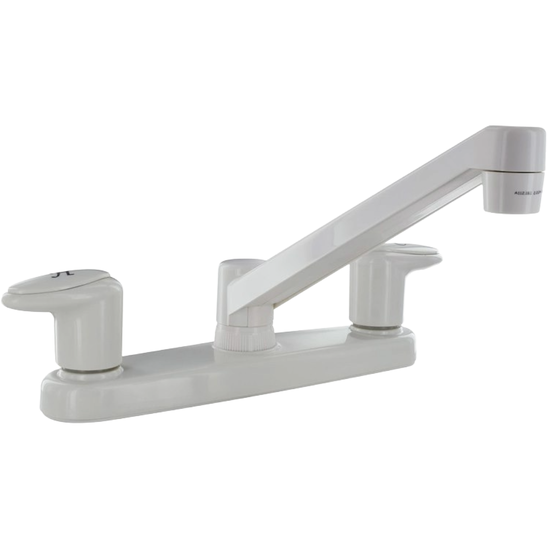 RV Catalina Kitchen Faucet White 8 inch by Phoenix, Phoenix Products PF221201