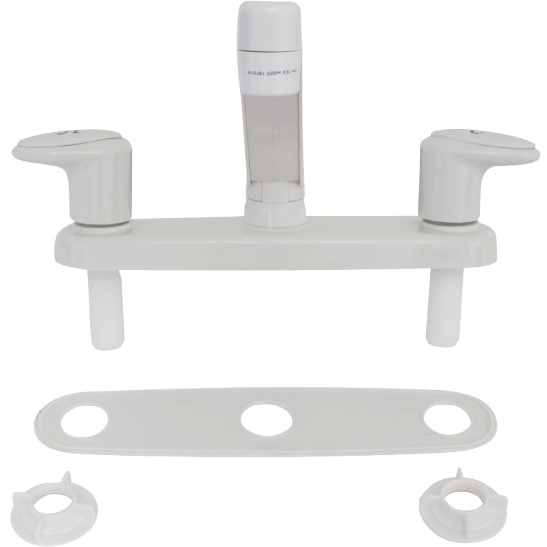RV Catalina Kitchen Faucet White 8 inch by Phoenix, Phoenix Products PF221201 - Image 2